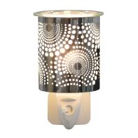 Aroma Chrome Circles Plug In Wax Melt Warmer Extra Image 1 Preview